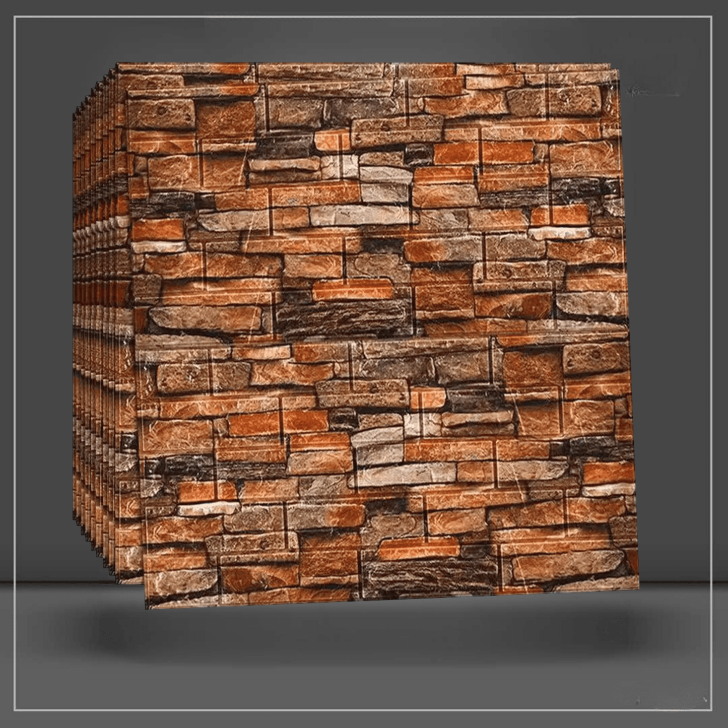 3D Sticker Foam Panels ( 2.3 x 2.5 Feet )