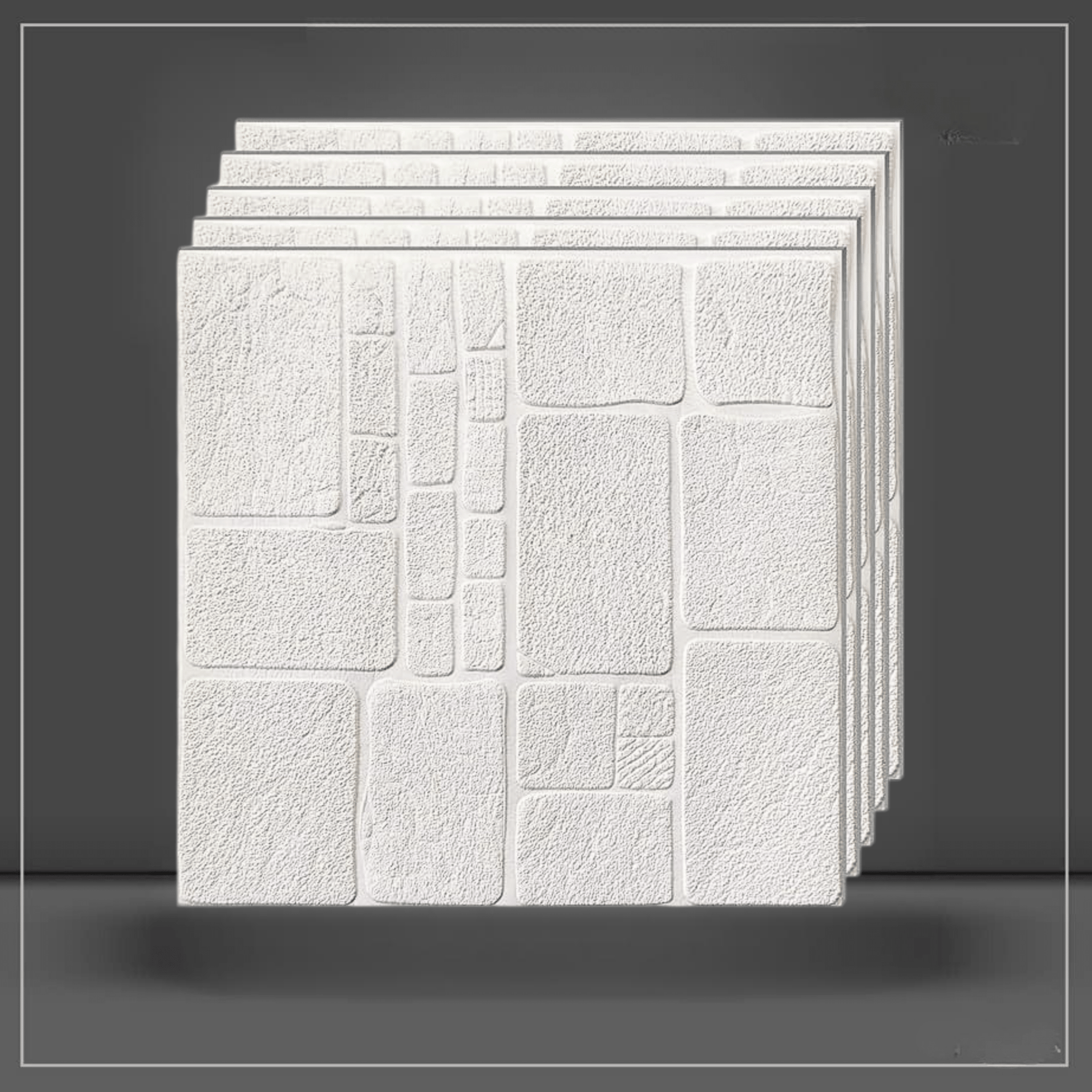 3D Sticker Foam Panels (2.30 Feet X 2.50 Feet) - Macmlone