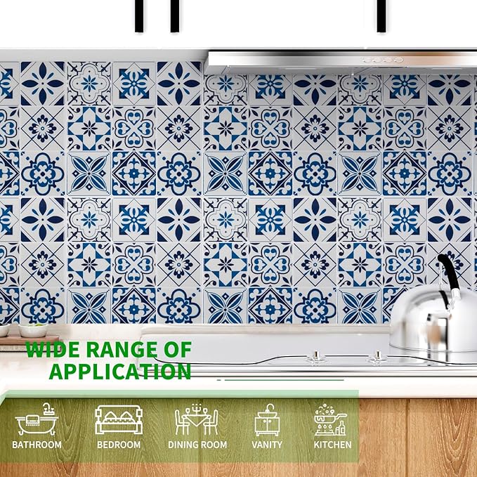Moroccan Marble Wallpaper Stickers - Macmlone